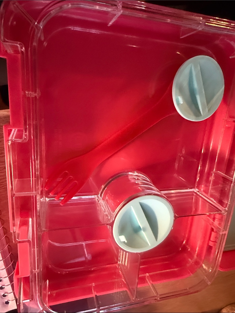 Pink Food Storage Container - Compact Kitchen Organizer - Picture 5 of 8